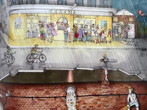 Laura Arnold book cover Author of what happens underground Authors Showcase and networking event with Frances Bentley