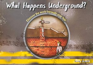 Laura Arnold book cover round Author of what happens underground Authors Showcase and networking event with Frances Bentley